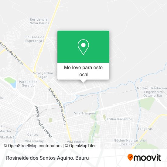 Rosineide dos Santos Aquino mapa