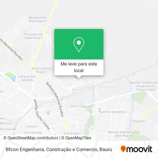 Bfcon Engenharia, Construção e Comercio mapa