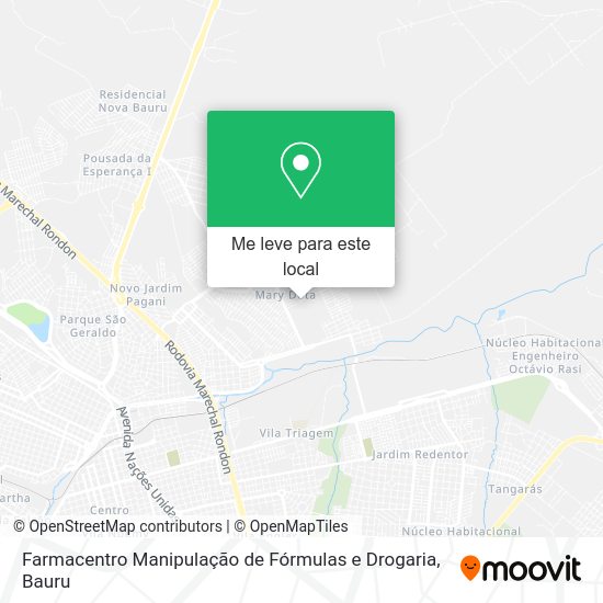 Farmacentro Manipulação de Fórmulas e Drogaria mapa