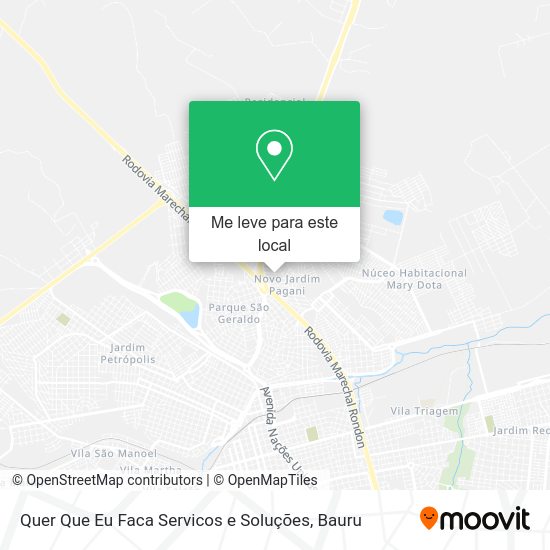 Quer Que Eu Faca Servicos e Soluções mapa