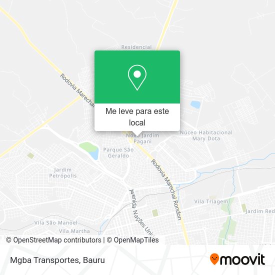 Mgba Transportes mapa