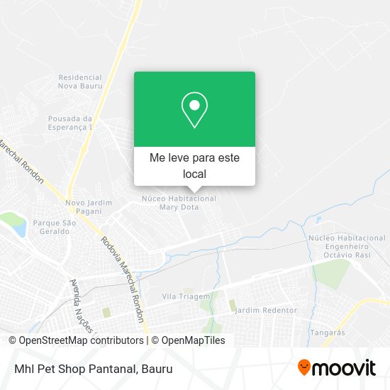 Mhl Pet Shop Pantanal mapa