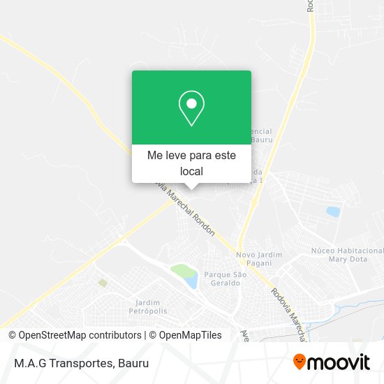 M.A.G Transportes mapa
