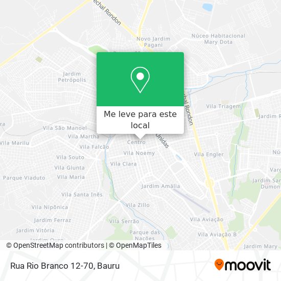 Rua Rio Branco 12-70 mapa