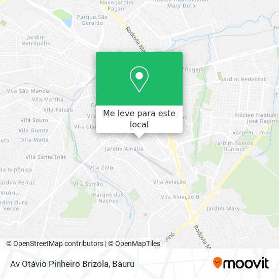 Av Otávio Pinheiro Brizola mapa