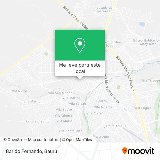 Bar do Fernando mapa