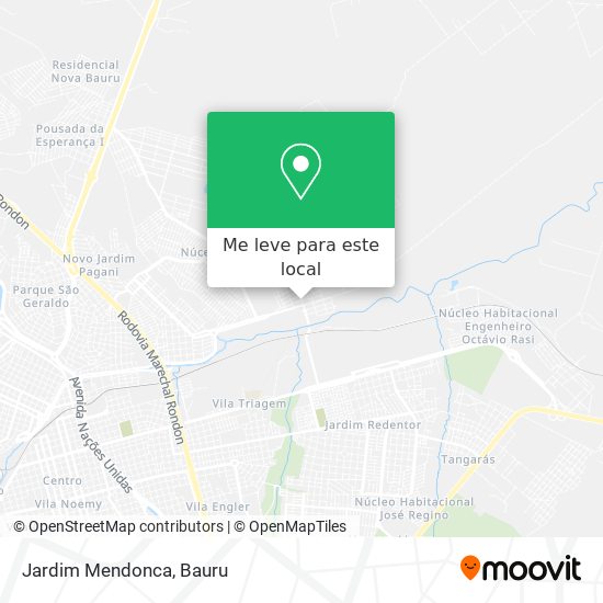 Jardim Mendonca mapa