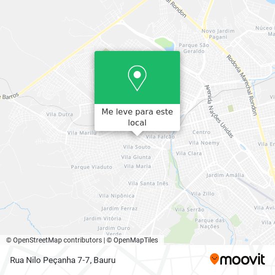 Rua Nilo Peçanha 7-7 mapa