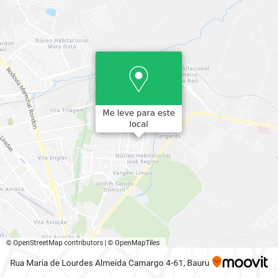 Rua Maria de Lourdes Almeida Camargo 4-61 mapa