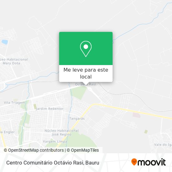 Centro Comunitário Octávio Rasi mapa