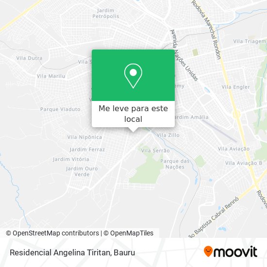 Residencial Angelina Tiritan mapa