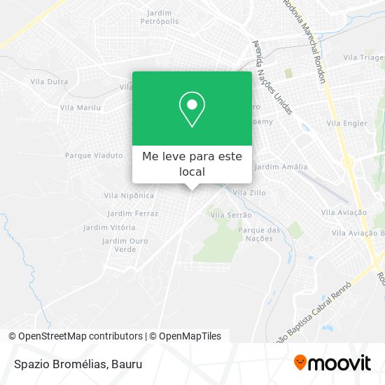 Spazio Bromélias mapa