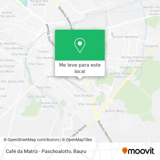Café da Matriz - Paschoalotto mapa
