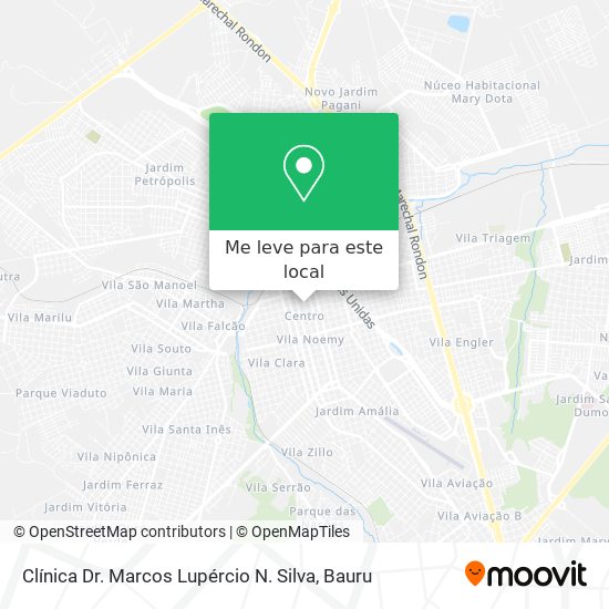 Clínica Dr. Marcos Lupércio N. Silva mapa