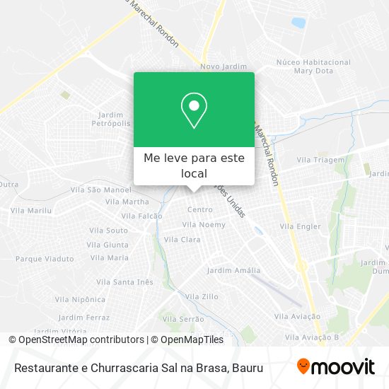 Restaurante e Churrascaria Sal na Brasa mapa