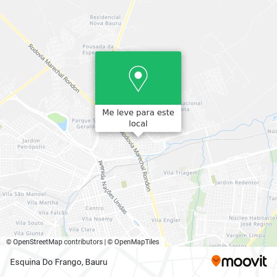 Esquina Do Frango mapa