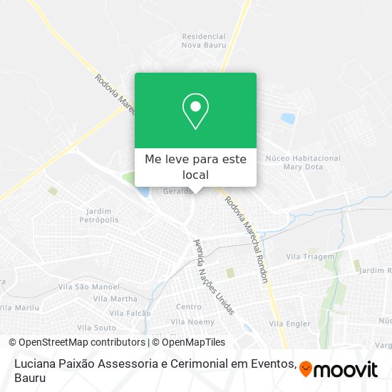 Luciana Paixão Assessoria e Cerimonial em Eventos mapa