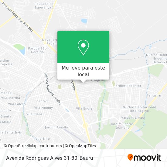 Avenida Rodrigues Alves 31-80 mapa