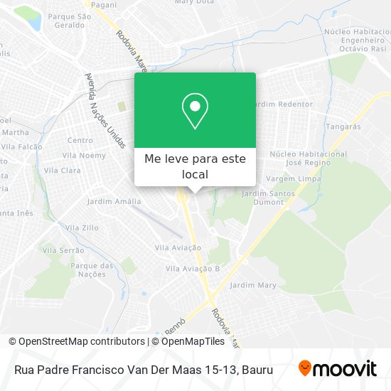 Rua Padre Francisco Van Der Maas 15-13 mapa