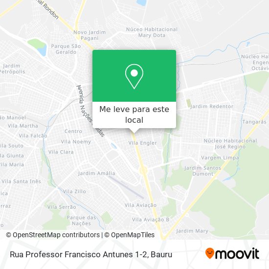 Rua Professor Francisco Antunes 1-2 mapa
