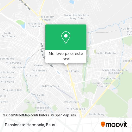Pensionato Harmonia mapa
