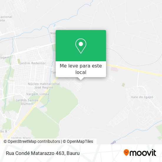 Rua Condé Matarazzo 463 mapa