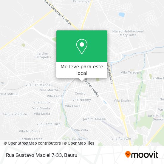 Rua Gustavo Maciel 7-33 mapa