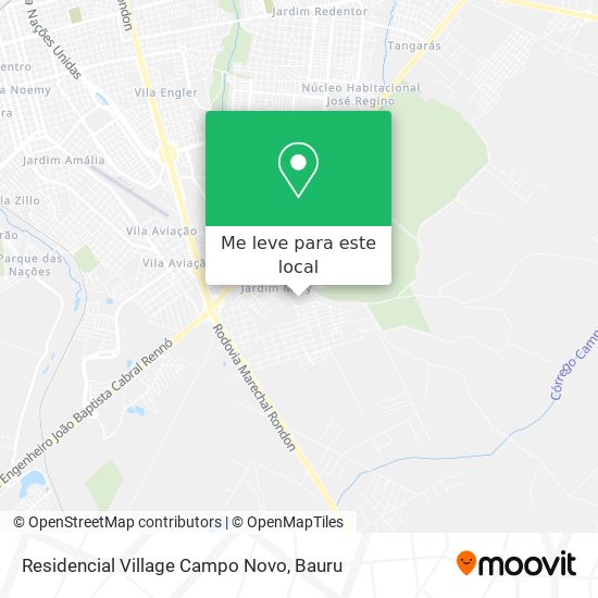 Residencial Village Campo Novo mapa