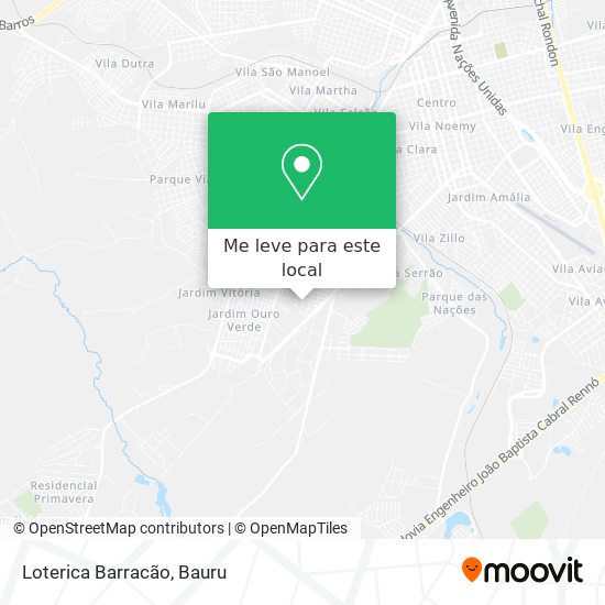 Loterica Barracão mapa
