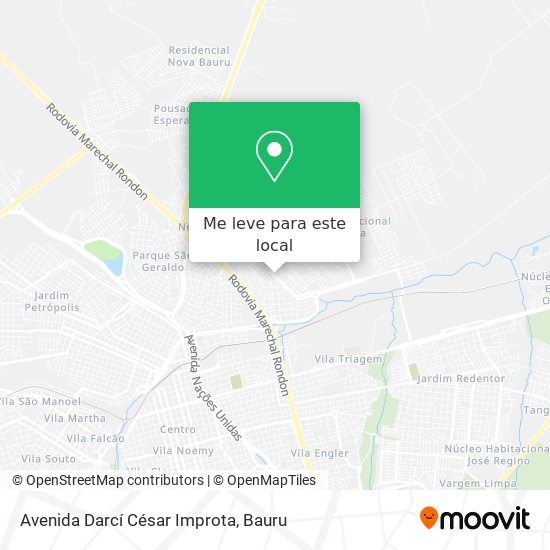 Avenida Darcí César Improta mapa