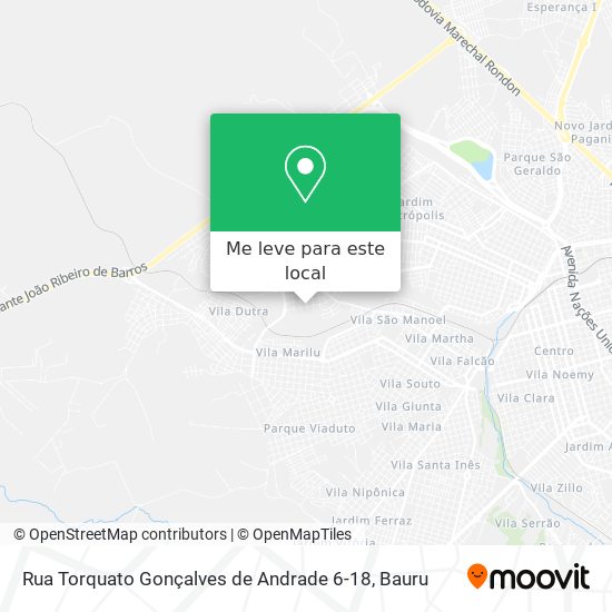 Rua Torquato Gonçalves de Andrade 6-18 mapa