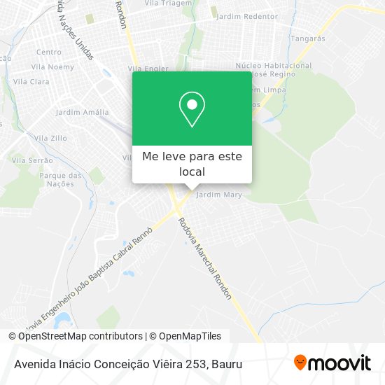 Avenida Inácio Conceição Viêira 253 mapa