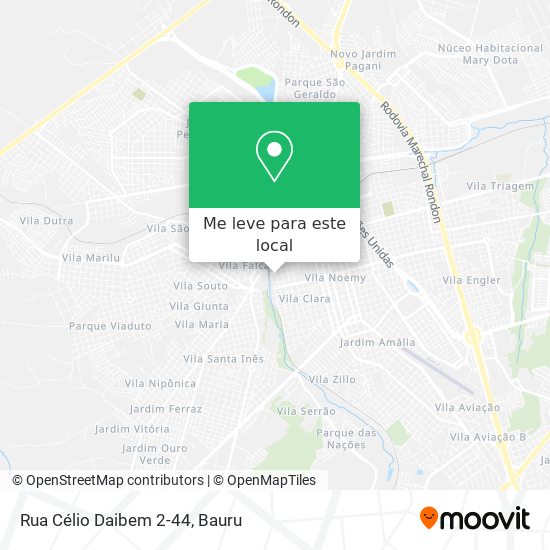Rua Célio Daibem 2-44 mapa