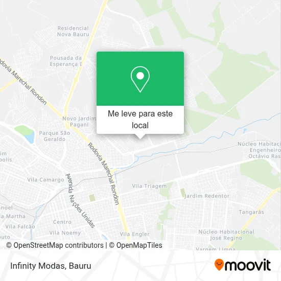 Infinity Modas mapa