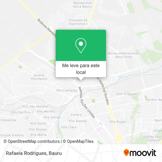 Rafaela Rodrigues mapa
