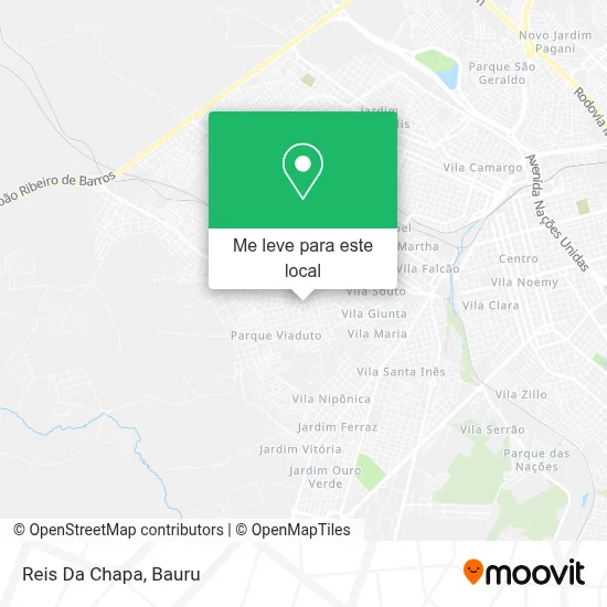 Reis Da Chapa mapa