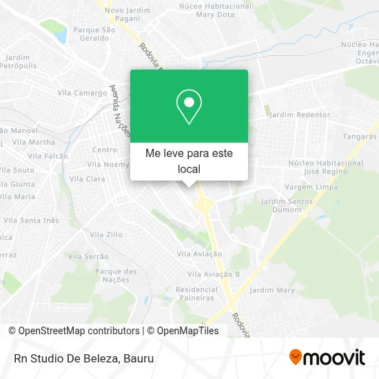 Rn Studio De Beleza mapa