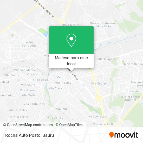 Rocha Auto Posto mapa