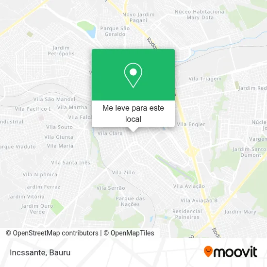 Incssante mapa