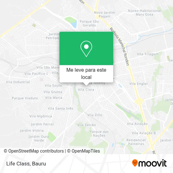 Life Class mapa