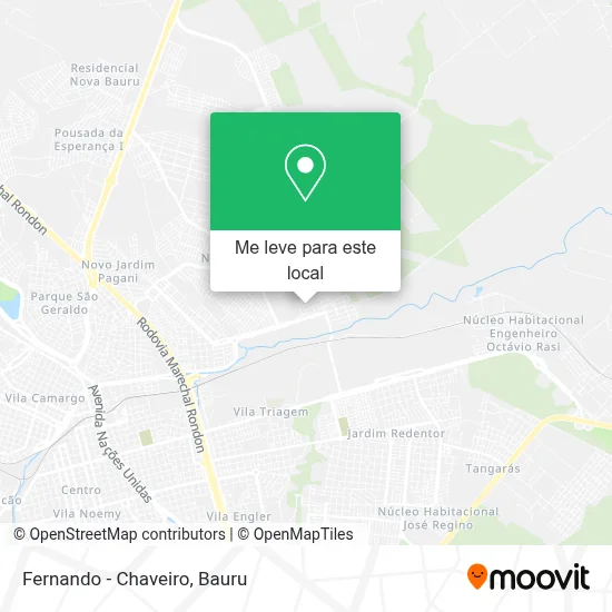 Fernando - Chaveiro mapa