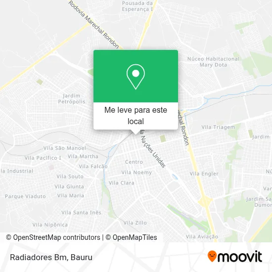 Radiadores Bm mapa