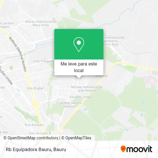 Rb Equipadora Bauru mapa