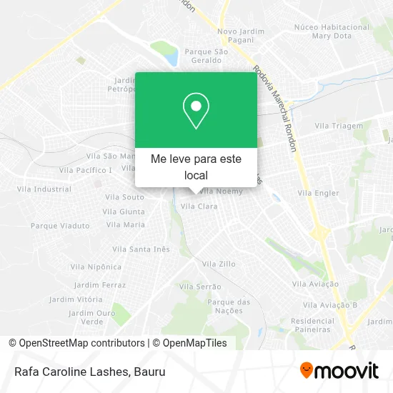 Rafa Caroline Lashes mapa