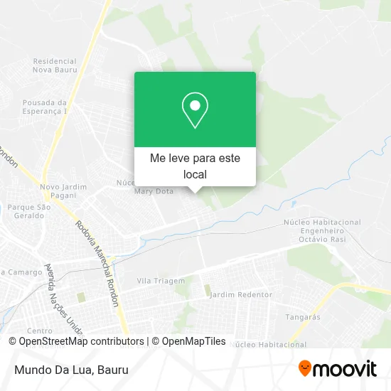 Mundo Da Lua mapa
