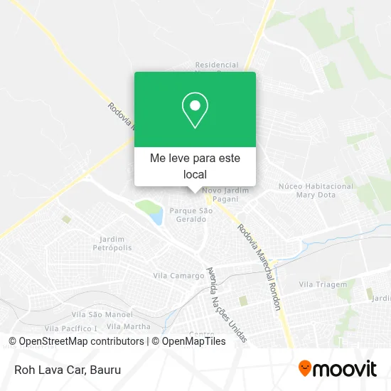 Roh Lava Car mapa