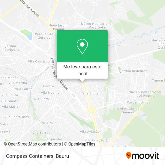 Compass Containers mapa