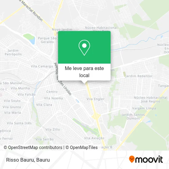Risso Bauru mapa