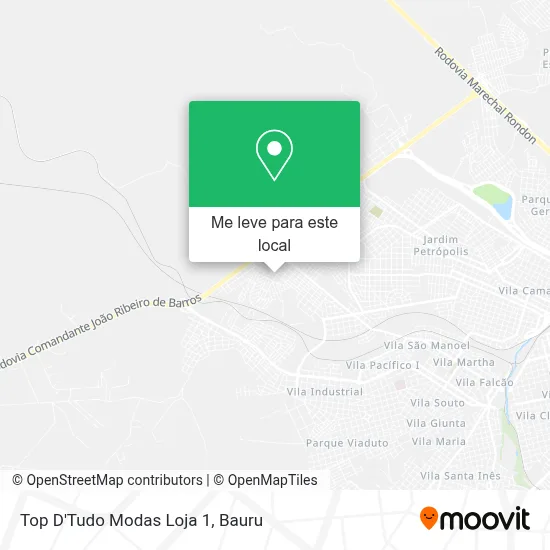 Top D'Tudo Modas Loja 1 mapa