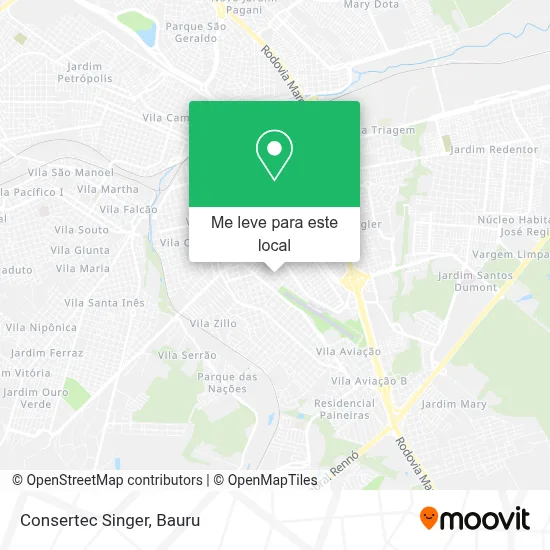 Consertec Singer mapa